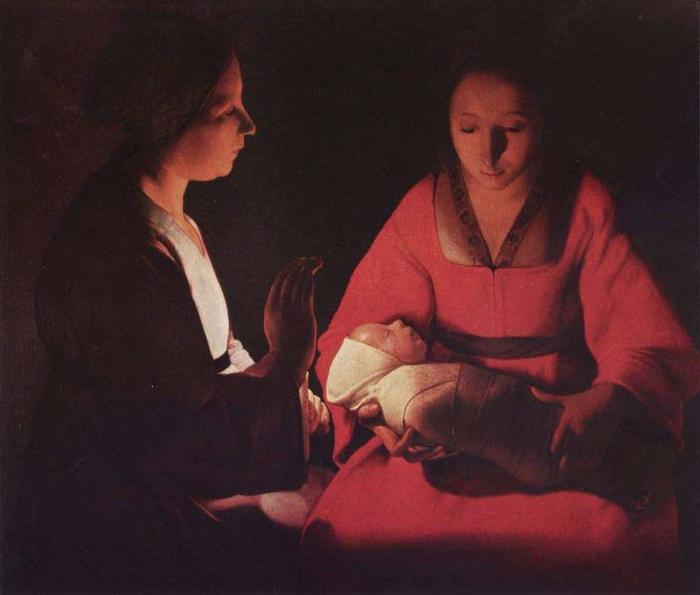 Georges de La Tour The Newborn Christ Germany oil painting art